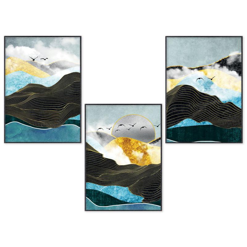 Set con 3 POSTER Quadri moderni SEAGULL IN FLIGHT A3 29,7x42 ART PRINTS METAL finitura metallizzata soggiorno camera da letto, astratti SENZA CORNICE del brand Lupia, categoria: Arredo e decorazioni > Poster > Poster Art Prints Metal, disponibile su Vorreishop.
