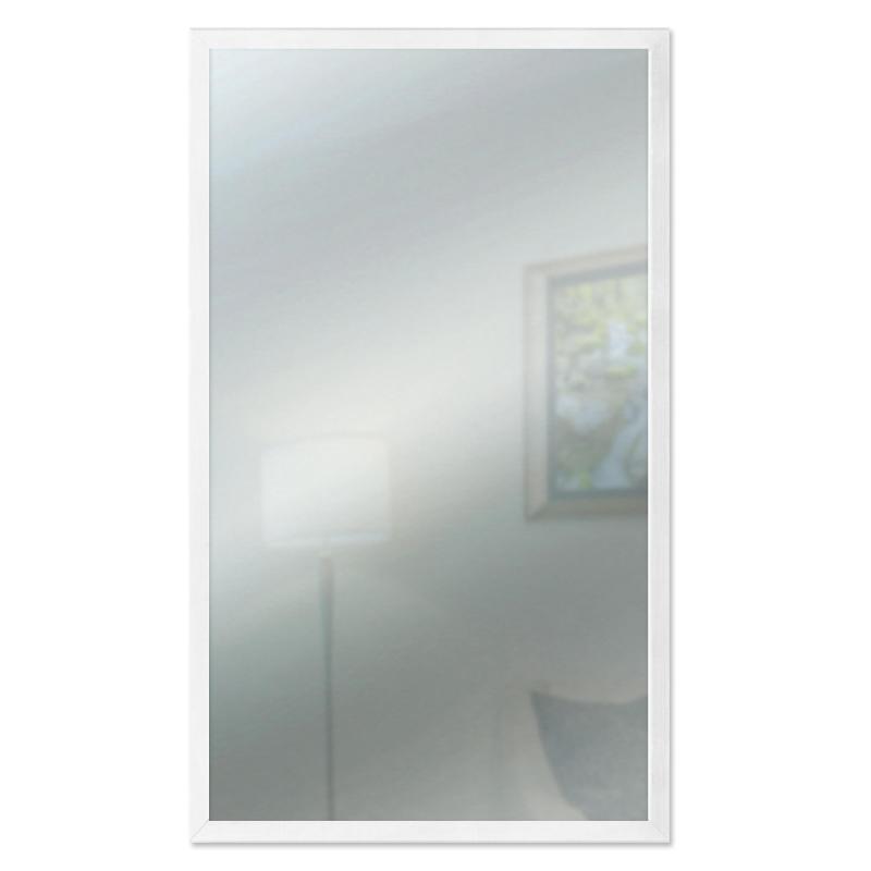 Lupia Specchio da parete moderno 38x63 cm con cornice OPTICAL Bianca design sottile in legno del brand Lupia, categoria: Complementi d'arredo > Specchi e specchiere > Specchi da parete, disponibile su Vorreishop.