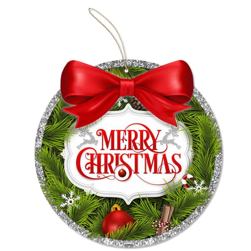 Decorazione natalizia GHIRLANDA DI NATALE Silver da parete o albero, ghirlanda di natale in legno con stampa - 31x31 cm del brand Lupia, categoria: Idee regalo e bomboniere > Oggettistica > Natale, disponibile su Vorreishop.