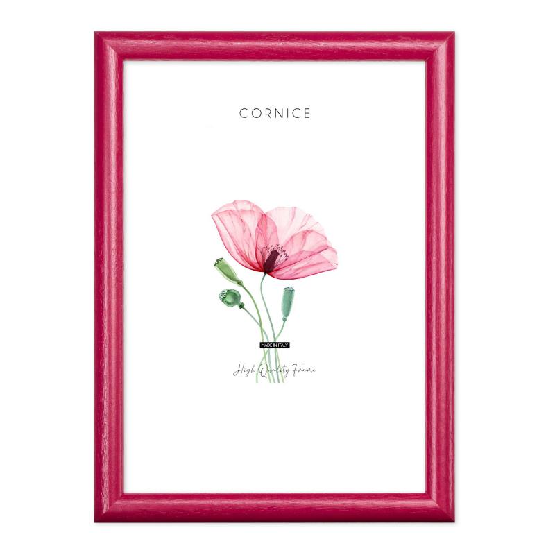 Cornice portafoto in legno da parete PIATTINA FUCSIA, per foto, stampe artistiche, poster, quadri moderni - 10x15 cm del brand Lupia, categoria: Arredo e decorazioni > Cornici e Portafoto > Cornici portafoto da parete, disponibile su Vorreishop.