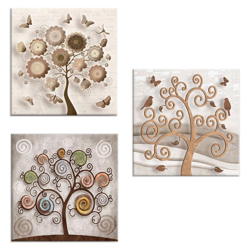 Set 3 pezzi Quadri su tela albero della vita Canvas World 57x57 cm TREE per soggiorno, capezzale camera da letto, cucina, ufficio del brand Lupia, categoria: Arredo e decorazioni > Quadri e Tele > Quadri su tela, disponibile su Vorreishop.