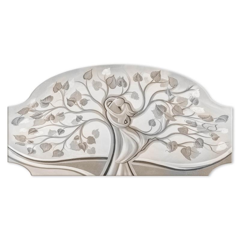 Quadro moderno camera da letto Capezzale Famiglia e Amore FASHION TABLE 50x100 cm ALBERO ABBRACCIO su tavola lavorata del brand Lupia, categoria: Arredo e decorazioni > Quadri e Tele > Quadri su Legno, disponibile su Vorreishop.