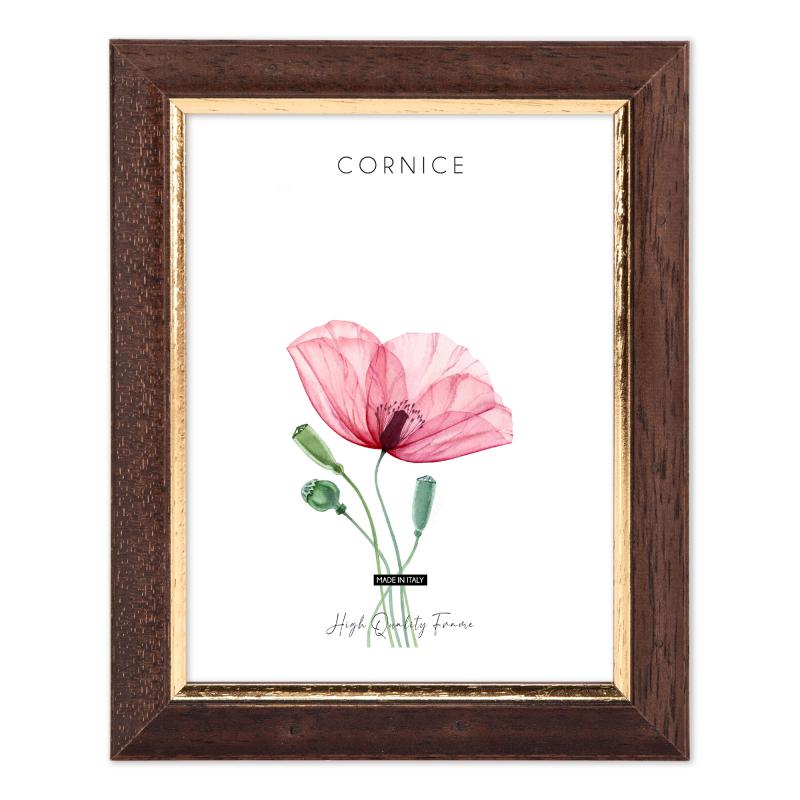 Cornice portafoto da parete Arte Povera NOCE FILO ORO per foto, stampe artistiche, poster, quadri - 13x18 cm del brand Lupia, categoria: Arredo e decorazioni > Cornici e Portafoto > Cornici portafoto da parete, disponibile su Vorreishop.