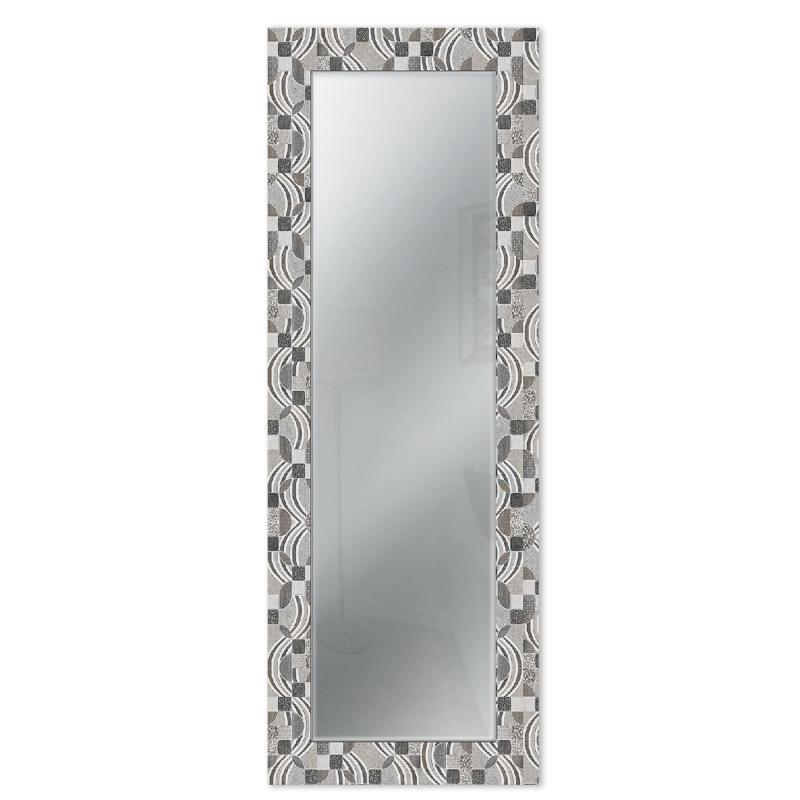 Specchio da parete lungo moderno Mirror Fantasy LEAVES TILES MIX 44x127 cm con cornice stampata del brand Lupia, categoria: Complementi d'arredo > Specchi e specchiere > Specchi da parete.