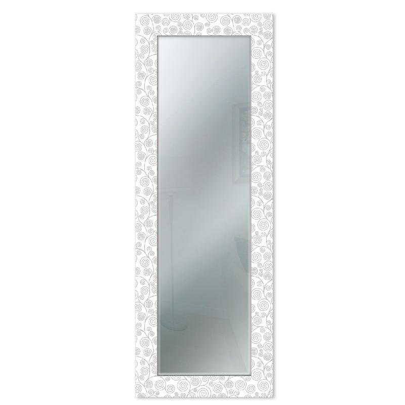 Specchio da parete lungo moderno Mirror Fantasy KLIMT GREY 44x127 cm con cornice stampata del brand Lupia, categoria: Complementi d'arredo > Specchi e specchiere > Specchi da parete.