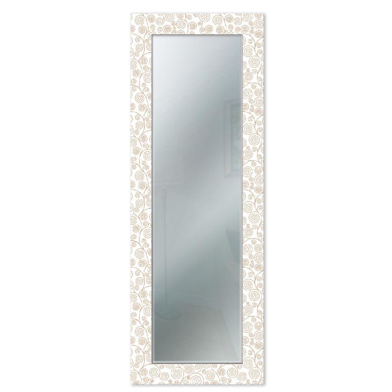 Specchio da parete lungo moderno Mirror Fantasy KLIMT BROWN 44x127 cm con cornice stampata del brand Lupia, categoria: Complementi d'arredo > Specchi e specchiere > Specchi da parete.