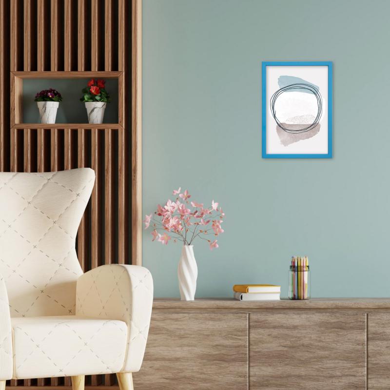 Cornice portafoto in legno da parete BOMBER BLU CELESTE, per foto, stampe artistiche, poster, quadri moderni del brand Lupia, categoria: nan, disponibile su Vorreishop.