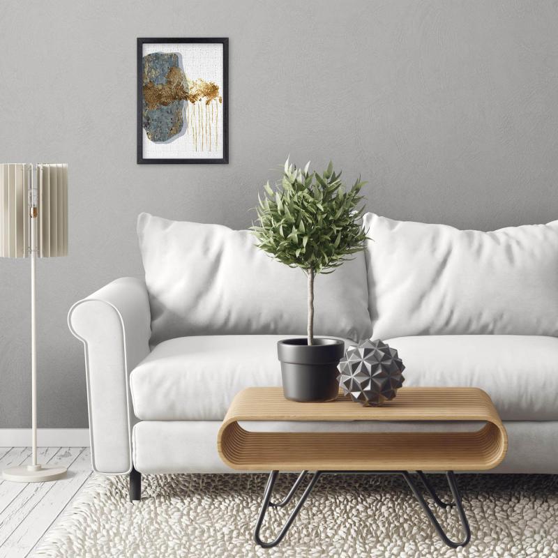 Cornice per PUZZLE Nera da parete in legno Optical Black con diverse dimensioni - 60x85 cm del brand Lupia, categoria: Arredo e decorazioni > Cornici e Portafoto > Cornici per Puzzle.