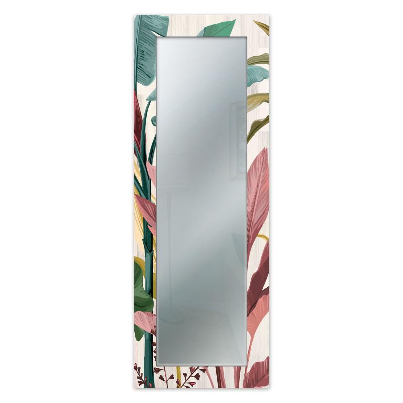 Specchio da parete lungo moderno Mirror Fantasy BANANA LEAVES 44x127 cm con cornice stampata, specchiera per camera da letto, soggiorno, ingresso del brand Lupia, categoria: Complementi d'arredo > Specchi e specchiere > Specchi da parete, disponibile su Vorreishop.
