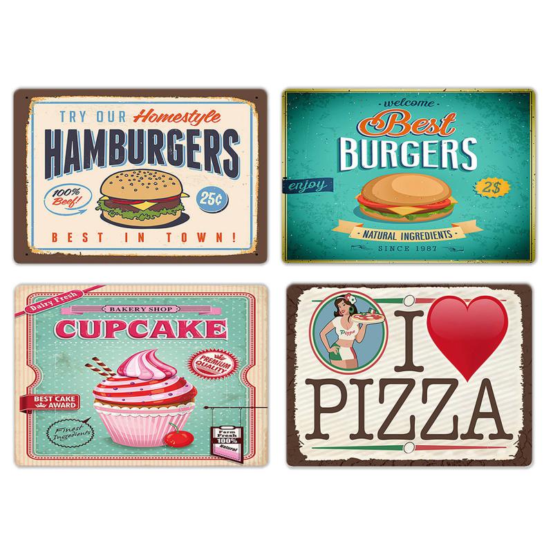 Tovagliette americane lavabili, set da 4 pezzi in PVC rettangolari 31x45 cm, decorate con tema FOOD del brand Lupia, categoria: Tavola e cucina > Accessori per la Tavola > Tovagliette americane, disponibile su Vorreishop.