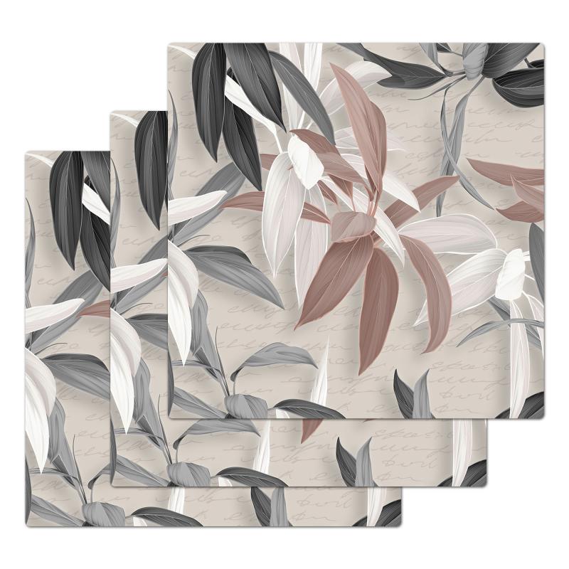 Sottotutto decorato con stampa a colori in Legno QUADRATO Sotto bicchiere, piatto, pentola con varie dimensioni - 32x32 cm LEAVES MIX del brand Lupia, categoria: Tavola e cucina > Accessori per la Tavola > Sottopentole, Sottopiatti e Sottobicchieri.
