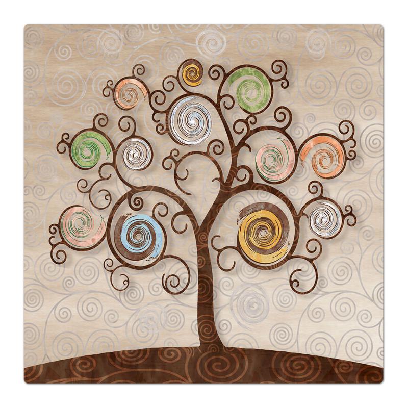 Sottotutto decorato con stampa a colori in Legno QUADRATO Sotto bicchiere, piatto, pentola con varie dimensioni - 32x32 cm TREE BEIGE del brand Lupia, categoria: Tavola e cucina > Accessori per la Tavola > Sottopentole, Sottopiatti e Sottobicchieri, disponibile su Vorreishop.