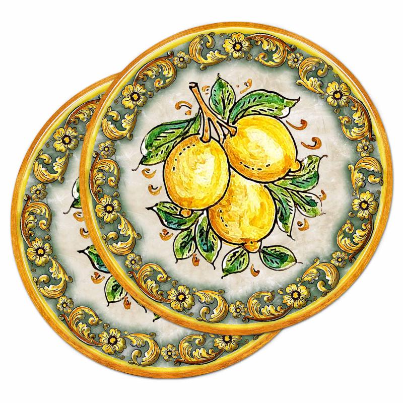 Sottotutto decorato con stampa a colori in Legno ROTONDO Sotto bicchiere, piatto, pentola con varie dimensioni - diam. 32 cm LEAVES MIX del brand Lupia, categoria: Tavola e cucina > Accessori per la Tavola > Sottopentole, Sottopiatti e Sottobicchieri.