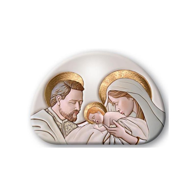Bomboniera quadretto collezione Sacra Famiglia MEMORY LIGHT THE KISS CERAMIC 15x21 cm del brand Lupia, categoria: Idee regalo e bomboniere > Bomboniere > Bomboniere Quadretti.