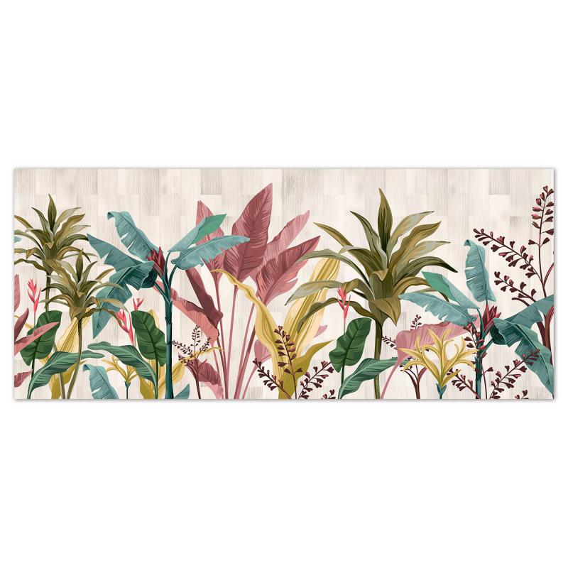 Quadro moderno Stampa su Tela CANVAS WORLD 65x149 cm BANANA LEAVES BEIGE, foglie banano colorato, per soggiorno, capezzale camera da letto, ufficio del brand Lupia, categoria: Arredo e decorazioni > Quadri e Tele > Quadri su tela, disponibile su Vorreishop.