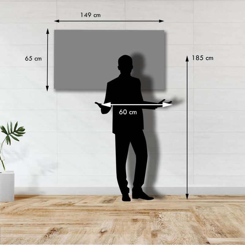 Quadro su tela con glitter BRILLANT CANOE - 52X122 cm del brand Lupia, categoria: Arredo e decorazioni > Quadri e Tele > Quadri su tela.