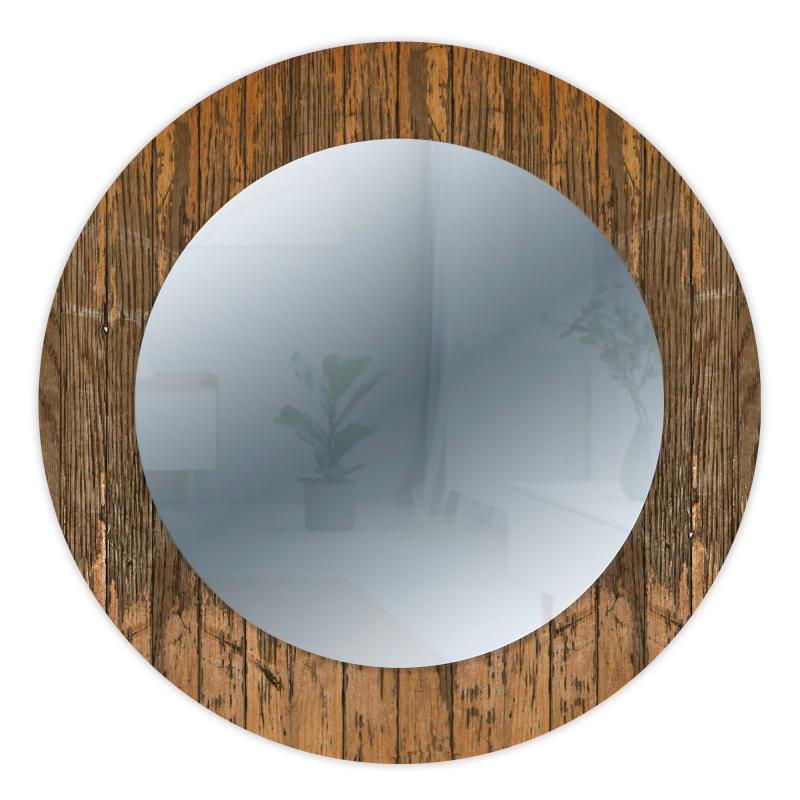 Specchio da parete Rotondo moderno Mirror Fantasy OLD WOOD diam. 65 cm, Circolare con cornice stampata, specchiera per camera da letto, soggiorno, ingresso del brand Lupia, categoria: Complementi d'arredo > Specchi e specchiere > Specchi stampati, disponibile su Vorreishop.