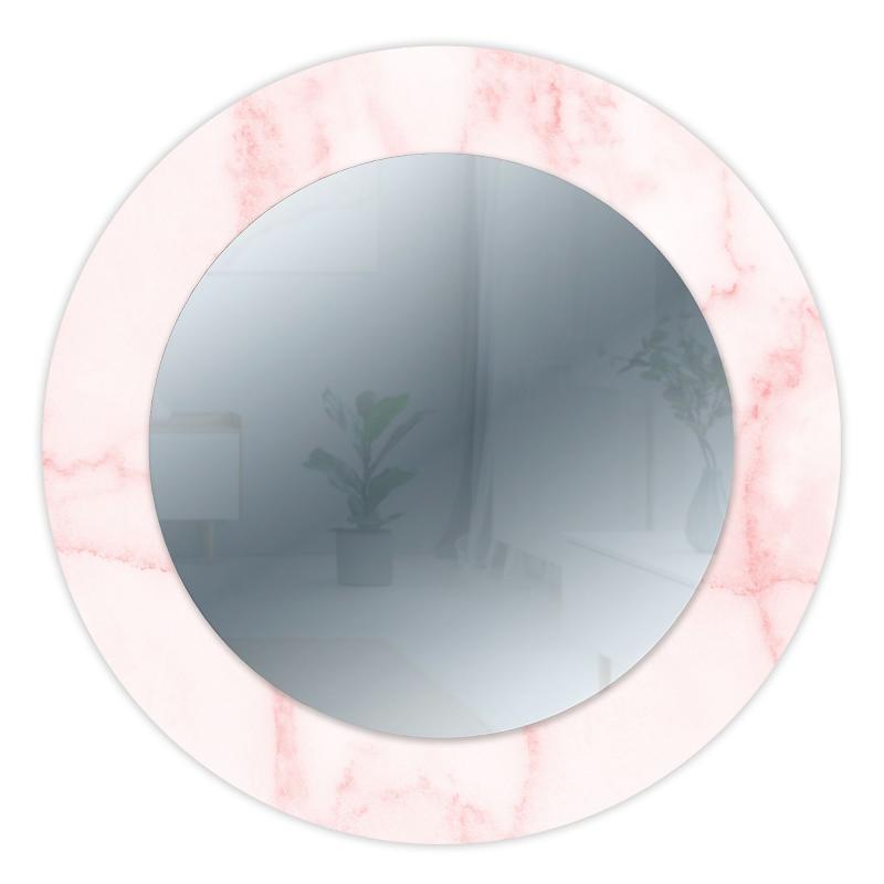 Specchio da parete Rotondo moderno Mirror Fantasy MARMO ROSA diam. 65 cm, Circolare con cornice stampata, specchiera per camera da letto, soggiorno, ingresso del brand Lupia, categoria: Complementi d'arredo > Specchi e specchiere > Specchi stampati, disponibile su Vorreishop.