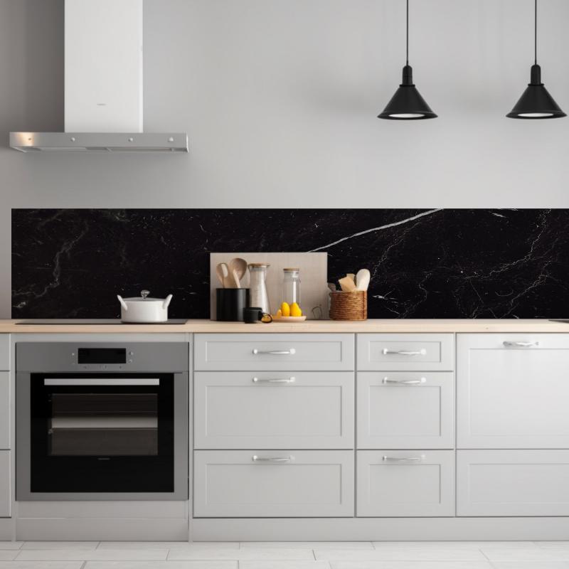Lupia Pannello Paraschizzi Schienale Cucina con decorazione stampata, MARMO DARK, in Alluminio composito, Facile da applicare, Lavabile Ignifugo Resistente all'Acqua - 60xH62,5 cm del brand Lupia, categoria: Arredo e decorazioni > Decorazioni da parete > Pannelli retro Cucina, disponibile su Vorreishop.