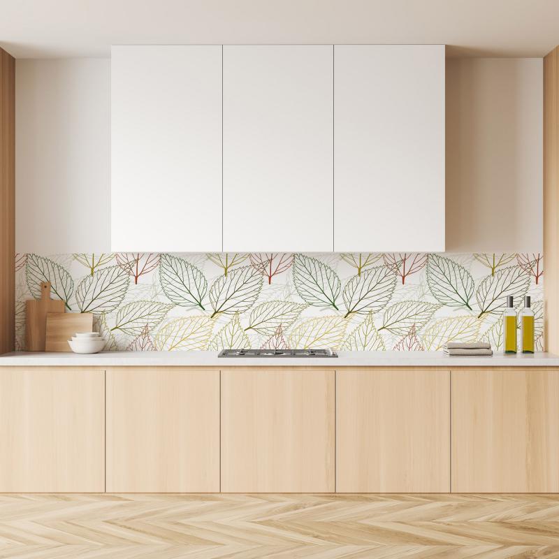 Lupia Pannello Paraschizzi Schienale Cucina con decorazione stampata, TROPICAL LEAVES, in Alluminio composito, Facile da applicare, Lavabile Ignifugo Resistente all'Acqua - 120xH62,5 cm del brand Lupia, categoria: Arredo e decorazioni > Decorazioni da parete > Pannelli retro Cucina, disponibile su Vorreishop.