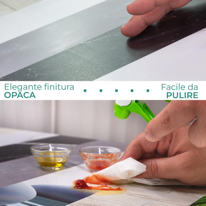 Lupia Pannello Paraschizzi Schienale Cucina con decorazione stampata, in Alluminio composito, Facile da applicare, Lavabile Ignifugo Resistente all'Acqua - brand Lupia, categoria: Arredo e decorazioni > Decorazioni da parete > Pannelli retro Cucina, disponibile su Vorreishop.