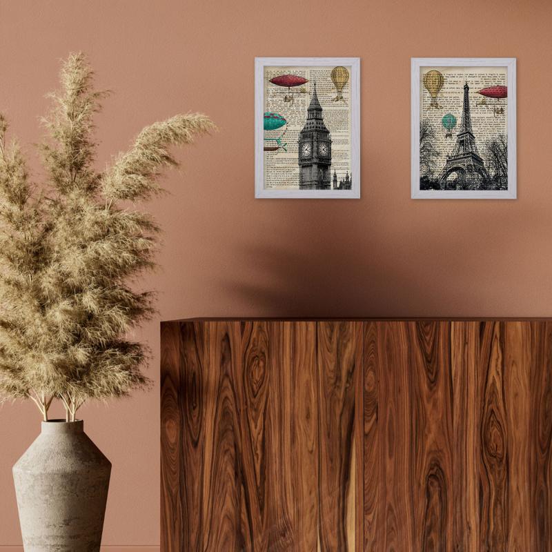 Cornice portafoto leggera in legno ecologico MDF da parete SHABBY GREY Grigia, per foto, stampe artistiche, poster, quadri moderni e documenti - 24x30 cm del brand Lupia, categoria: Arredo e decorazioni > Cornici e Portafoto > Cornici portafoto da parete.