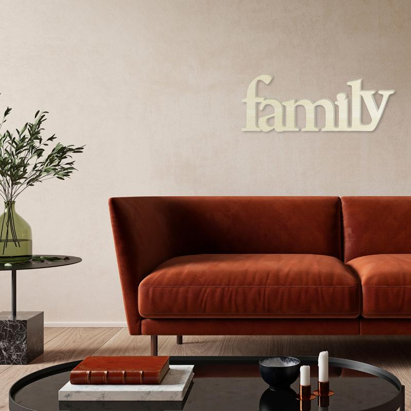 Woodwrite Shabby Family,Scritta in Legno, Shabby, 67x26x1 cm del brand Lupia, categoria: Arredo e decorazioni > Decorazioni da parete > Scritte da parete.