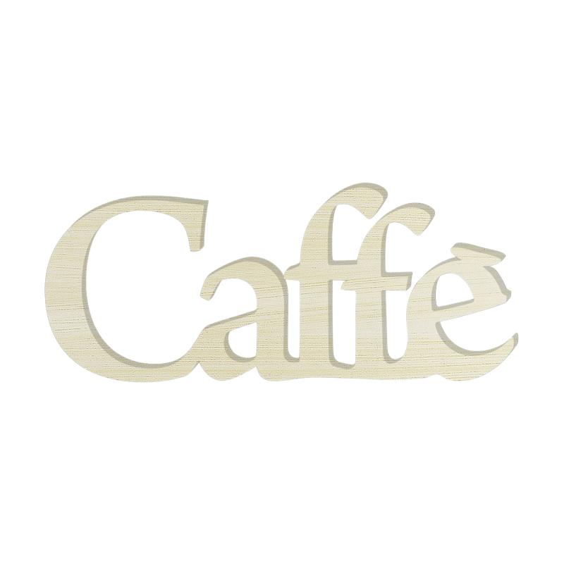 Woodwrite Shabby CaffÃ¨,Scritta in Legno, Shabby, 55x24x1 cm del brand Lupia, categoria: Arredo e decorazioni > Decorazioni da parete > Scritte da parete, disponibile su Vorreishop.