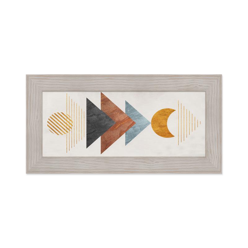 Quadro moderno, per soggiorno camera da letto, con cornice BOSTON colore BEIGE, 28x57 cm, INFINITE stampa su pannello in legno, stile geometrico astratto del brand Lupia, categoria: Arredo e decorazioni > Quadri e Tele > Quadri con cornice, disponibile su Vorreishop.