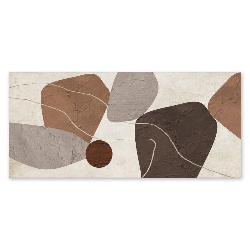 Lupia - Quadro moderno su Tela Canvas DEEP 65x143 cm ABSTRACT POLYGON, Tela Cotone, Stampa, Made in Italy, Telaio in Legno, casa, soggiorno, capezzale camera da letto, hotel, ufficio del brand Lupia, categoria: Arredo e decorazioni > Quadri e Tele > Quadri su tela, disponibile su Vorreishop.