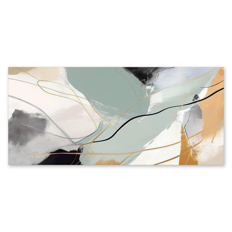 Lupia - Quadro moderno su Tela Canvas DEEP 65x143 cm PAINT SPOTS, Tela Cotone, Stampa, Made in Italy, Telaio in Legno, casa, soggiorno, capezzale camera da letto, hotel, ufficio del brand Lupia, categoria: Arredo e decorazioni > Quadri e Tele > Quadri su tela, disponibile su Vorreishop.