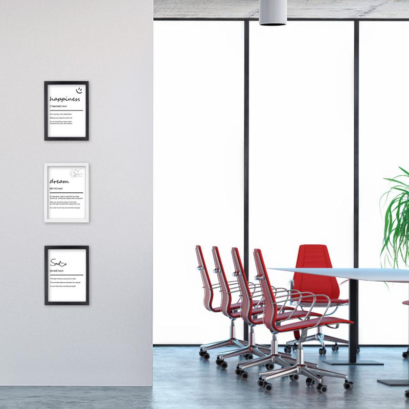 Quadro Moderno con Cornice OPTICAL in Legno Sottile Nera o Bianca 15x20 cm, Poster con disegno in Stile Lineare e descrizione della Parola con testo in lingua inglese - Bianco Grandparents del brand Lupia, categoria: Arredo e decorazioni > Quadri e Tele > Quadri con cornice.