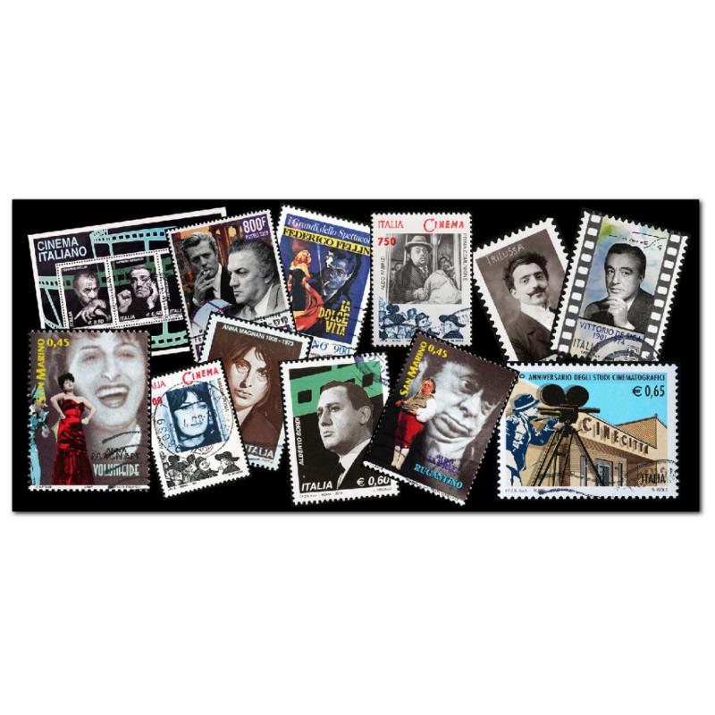 Lupia - Quadro moderno su Tela Canvas DEEP 65X143 cm, con paesaggi e localismi italiani, per casa, soggiorno, capezzale camera da letto, hotel, ufficio, ROMA - FRANCOBOLLI PERSONAGGI          del brand Lupia, categoria: Arredo e decorazioni > Quadri e Tele > Quadri cittÃ  e Localismi, disponibile su Vorreishop.