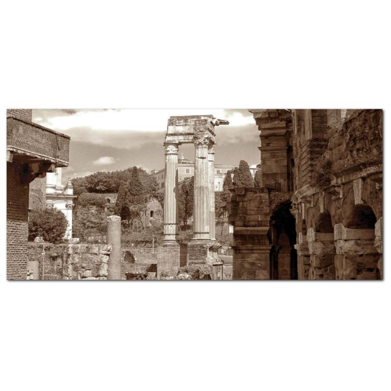 Lupia - Quadro moderno su Tela Canvas DEEP 65X143 cm, con paesaggi e localismi italiani, per casa, soggiorno, capezzale camera da letto, hotel, ufficio, ROMA - FORI SCORCIO                    del brand Lupia, categoria: Arredo e decorazioni > Quadri e Tele > Quadri cittÃ  e Localismi, disponibile su Vorreishop.