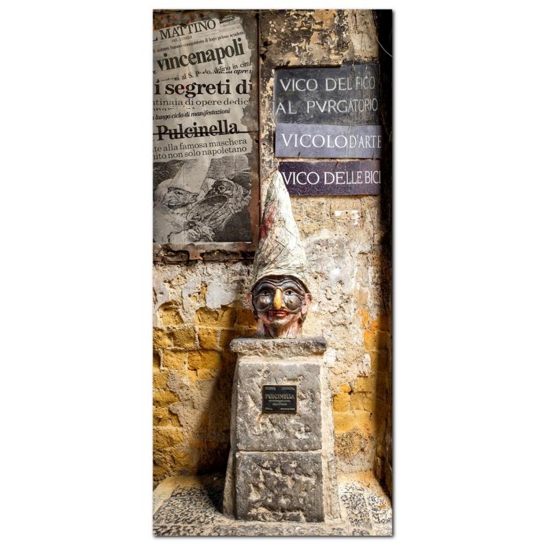 Lupia - Quadro moderno su Tela Canvas DEEP 65X143 cm, con paesaggi e localismi italiani, per casa, soggiorno, capezzale camera da letto, hotel, ufficio, NAPOLI - VICO DEL FICO                 del brand Lupia, categoria: Arredo e decorazioni > Quadri e Tele > Quadri cittÃ  e Localismi, disponibile su Vorreishop.