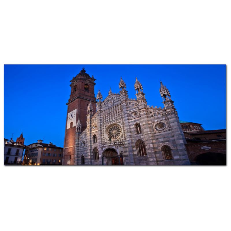 Lupia - Quadro moderno su Tela Canvas DEEP 65X143 cm, con paesaggi e localismi italiani, per casa, soggiorno, capezzale camera da letto, hotel, ufficio, MONZA - DUOMO                          del brand Lupia, categoria: Arredo e decorazioni > Quadri e Tele > Quadri cittÃ  e Localismi, disponibile su Vorreishop.