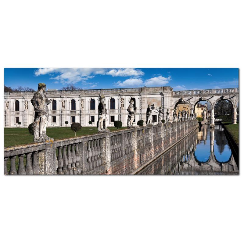 Lupia - Quadro moderno su Tela Canvas DEEP 65X143 cm, con paesaggi e localismi italiani, per casa, soggiorno, capezzale camera da letto, hotel, ufficio, VICENZA - VILLA CONTARINI              del brand Lupia, categoria: Arredo e decorazioni > Quadri e Tele > Quadri cittÃ  e Localismi, disponibile su Vorreishop.