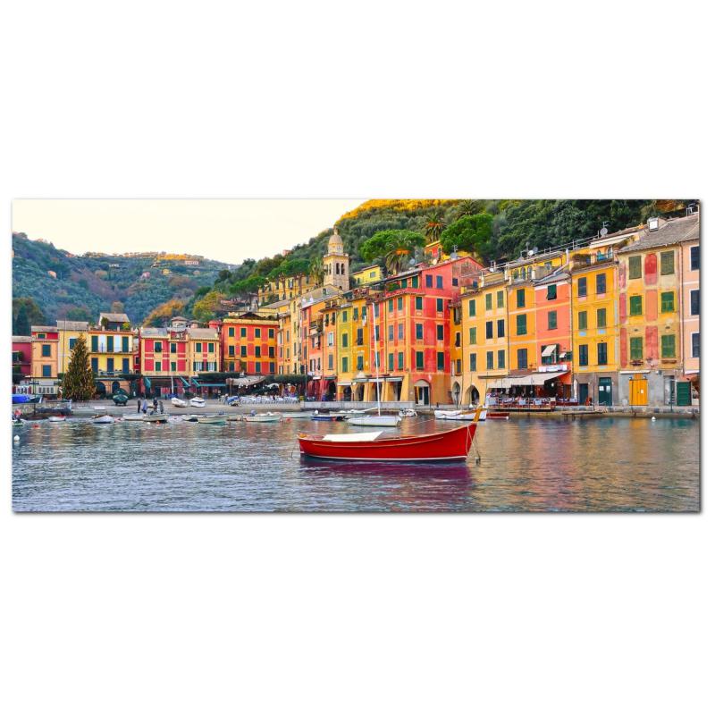 Lupia - Quadro moderno su Tela Canvas DEEP 65X143 cm, con paesaggi e localismi italiani, per casa, soggiorno, capezzale camera da letto, hotel, ufficio, GENOVA - COSTA                         del brand Lupia, categoria: Arredo e decorazioni > Quadri e Tele > Quadri cittÃ  e Localismi, disponibile su Vorreishop.