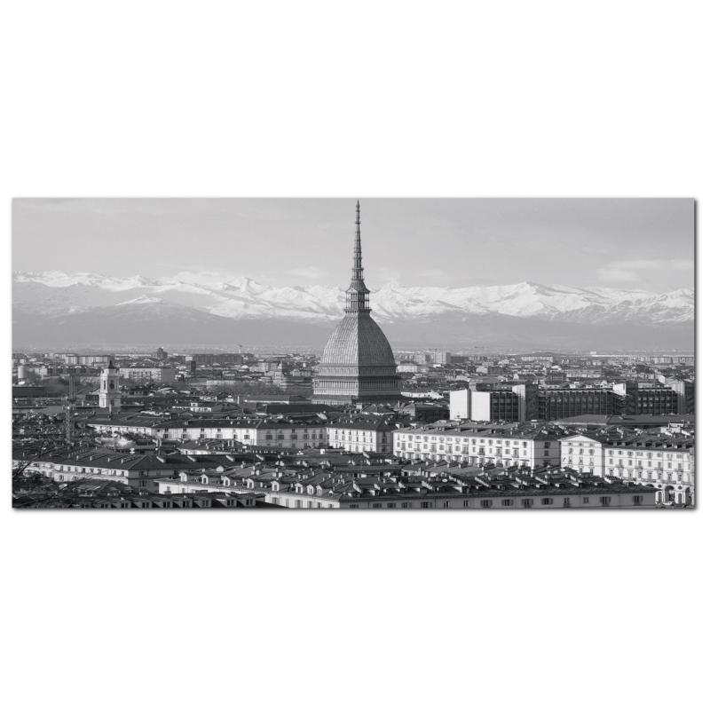 Lupia - Quadro moderno su Tela Canvas DEEP 65X143 cm, con paesaggi e localismi italiani, per casa, soggiorno, capezzale camera da letto, hotel, ufficio, TORINO - LA MOLE                       del brand Lupia, categoria: Arredo e decorazioni > Quadri e Tele > Quadri cittÃ  e Localismi, disponibile su Vorreishop.