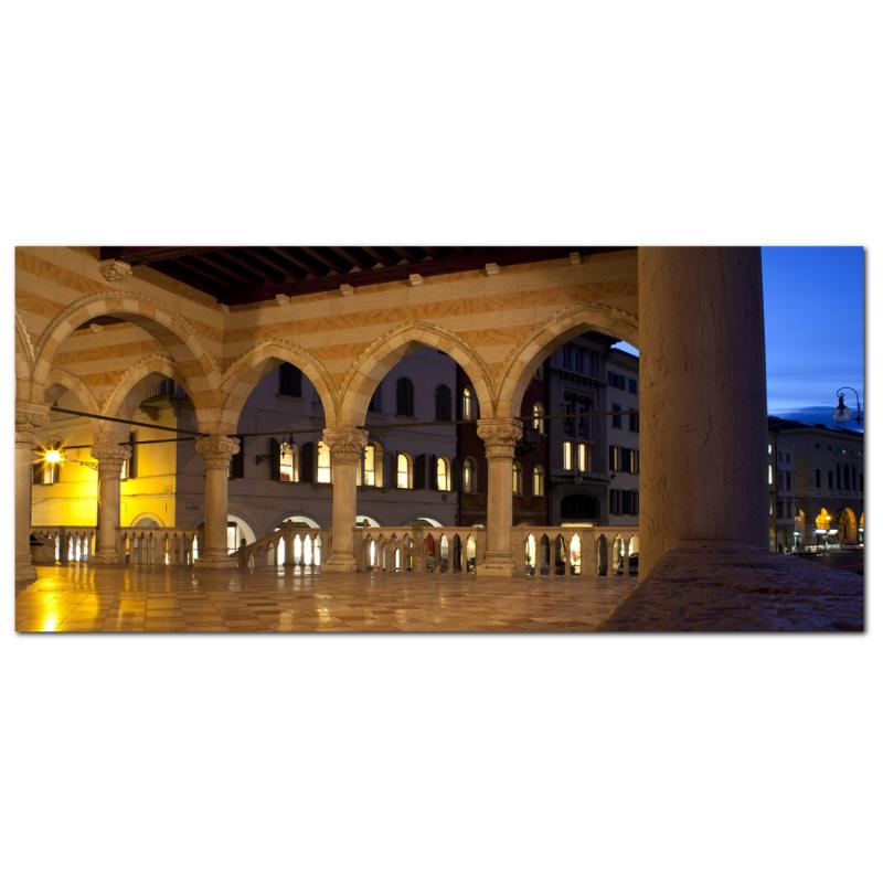 Lupia - Quadro moderno su Tela Canvas DEEP 65X143 cm, con paesaggi e localismi italiani, per casa, soggiorno, capezzale camera da letto, hotel, ufficio, UDINE - ARCHI LOGGIA LIONELLO          del brand Lupia, categoria: Arredo e decorazioni > Quadri e Tele > Quadri cittÃ  e Localismi, disponibile su Vorreishop.