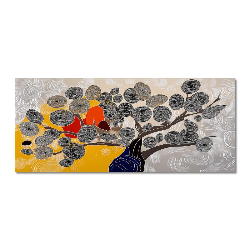 Lupia - Quadro moderno Canvas World TREE GRAND POIS, Stampa su Tela PVC, Telaio in Fibra di Legno, Albero della vita, 52x122 cm, per soggiorno capezzale camera da letto, ufficio del brand Lupia, categoria: Arredo e decorazioni > Quadri e Tele > Quadri su tela, disponibile su Vorreishop.