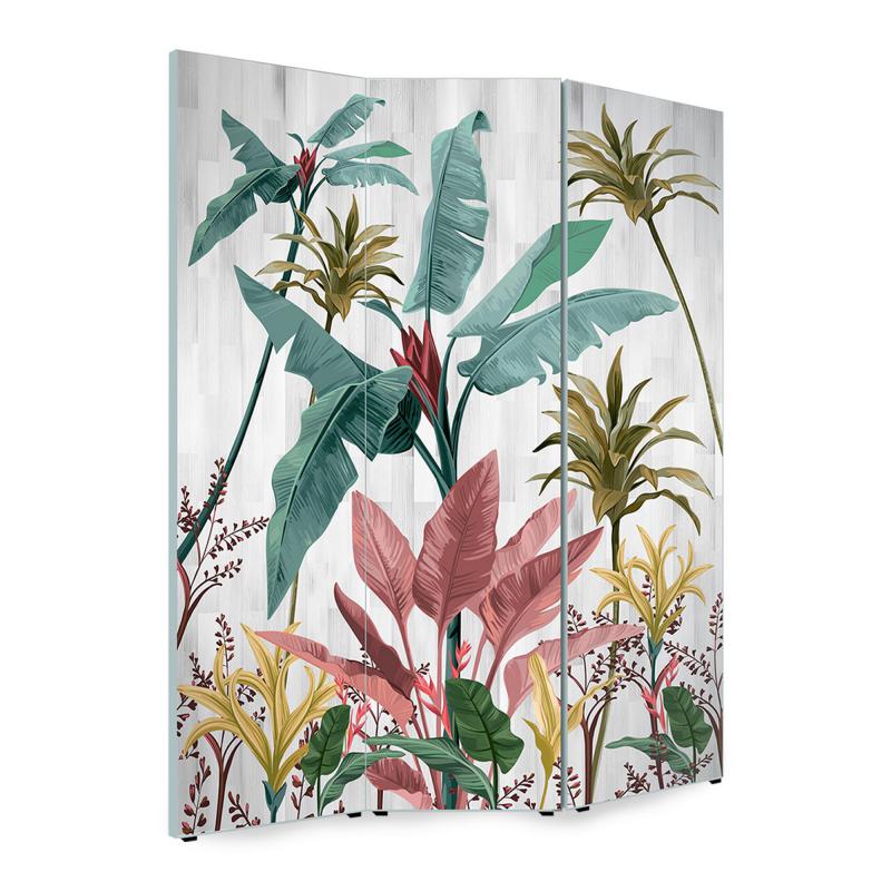 Lupia - Separe' per interni, Divisorio 135,6 x H 176 x P 3,1 cm BANANO GREY paravento 3 Ante in legno con Tele stampate fronte retro Soggetto unico del brand Lupia, categoria: Complementi d'arredo > Paraventi e separè > Paraventi decorativi bifacciali, disponibile su Vorreishop.