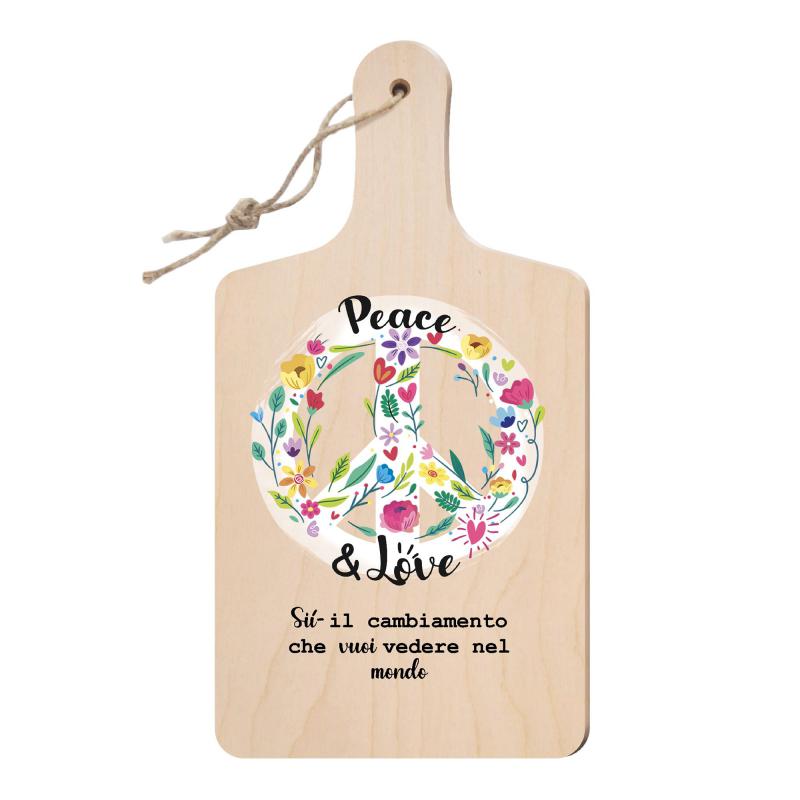 Lupia - Tagliere Decorativo con Manico, Frasi e disegni a Tema, colorato, Souvenir Artigianale, Appendibile in Cucina, Made in Italy, Legno multistrato del brand Lupia, categoria: Idee regalo e bomboniere > Bomboniere > Bomboniere Taglieri decorativi, disponibile su Vorreishop.