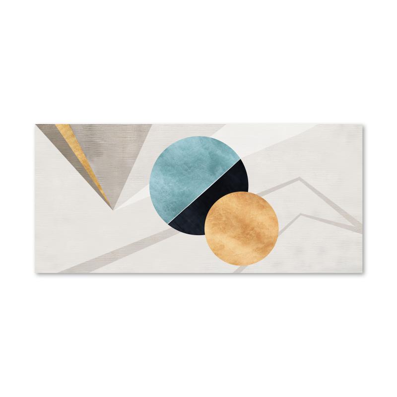 Lupia - Quadro moderno su Tela Canvas DEEP 65x143 cm GEOMETRIC LINE, Tela Cotone, Stampa, Made in Italy, Telaio in Legno, casa, soggiorno, capezzale camera da letto, hotel, ufficio del brand Lupia, categoria: Arredo e decorazioni > Quadri e Tele > Quadri su tela, disponibile su Vorreishop.