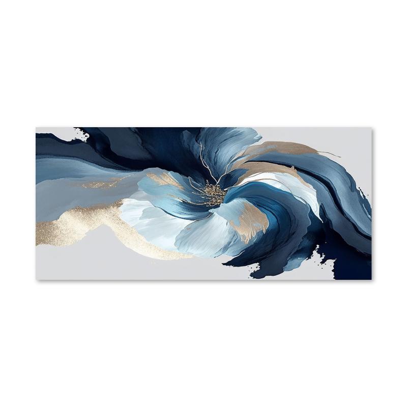 Lupia - Quadro moderno su Tela Canvas DEEP 65x143 cm ABSTRACT FLOWER, Tela Cotone, Stampa, Made in Italy, Telaio in Legno, casa, soggiorno, capezzale camera da letto, hotel, ufficio del brand Lupia, categoria: Arredo e decorazioni > Quadri e Tele > Quadri su tela, disponibile su Vorreishop.