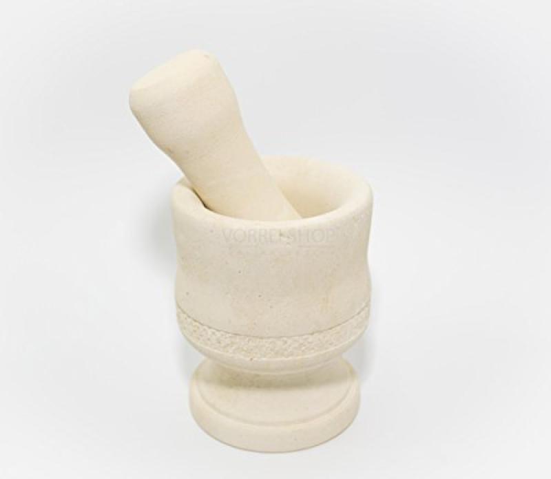 Pestapepe artigianale scultura in pietra leccese misure 14 x 11 cm del brand Maestro d'arte De Iaco Alfredo, categoria: Artigianato salentino > Pietra leccese e carparo > Oggettistica, disponibile su Vorreishop.