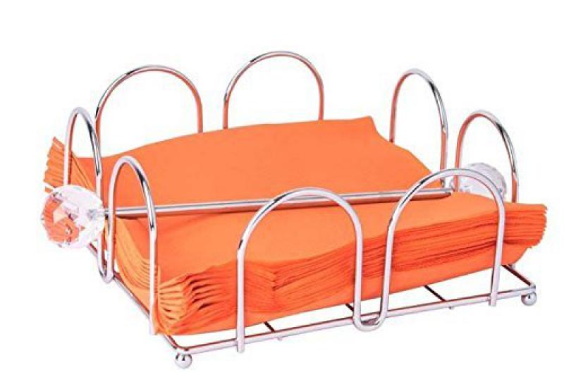 Porta Tovaglioli in Acciaio decorato Quadrati 19x19x8 cm del brand Giardini di Marzo, categoria: Tavola e cucina > Portabicchieri, Portatovaglioli e Portarotoli > Porta Tovaglioli, disponibile su Vorreishop.