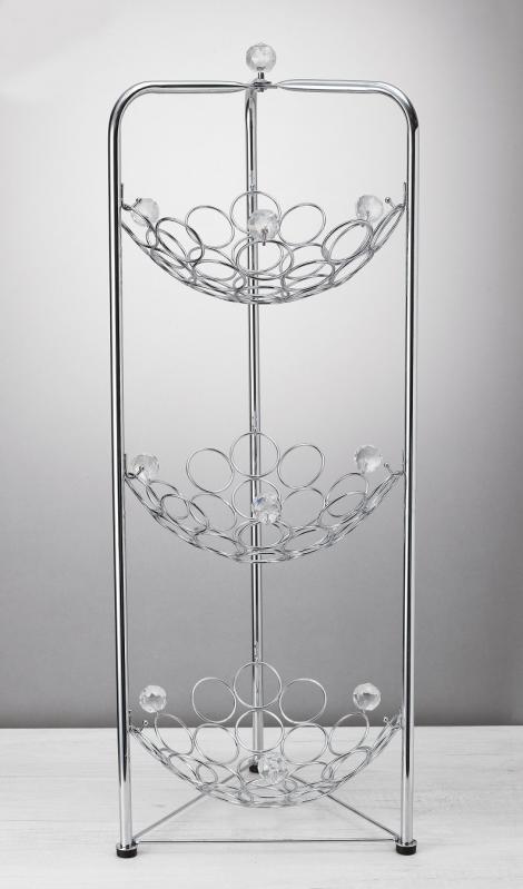 Cesto da cucina portatutto In Acciaio 33X33X82,5 Cm del brand Giardini di Marzo, categoria: Tavola e cucina > Carrelli e Cesti > Cesti multiuso, disponibile su Vorreishop.